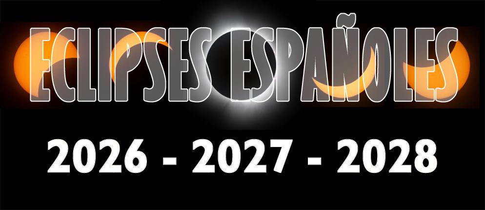 Eclipses españoles de 2026,2027 y 2028